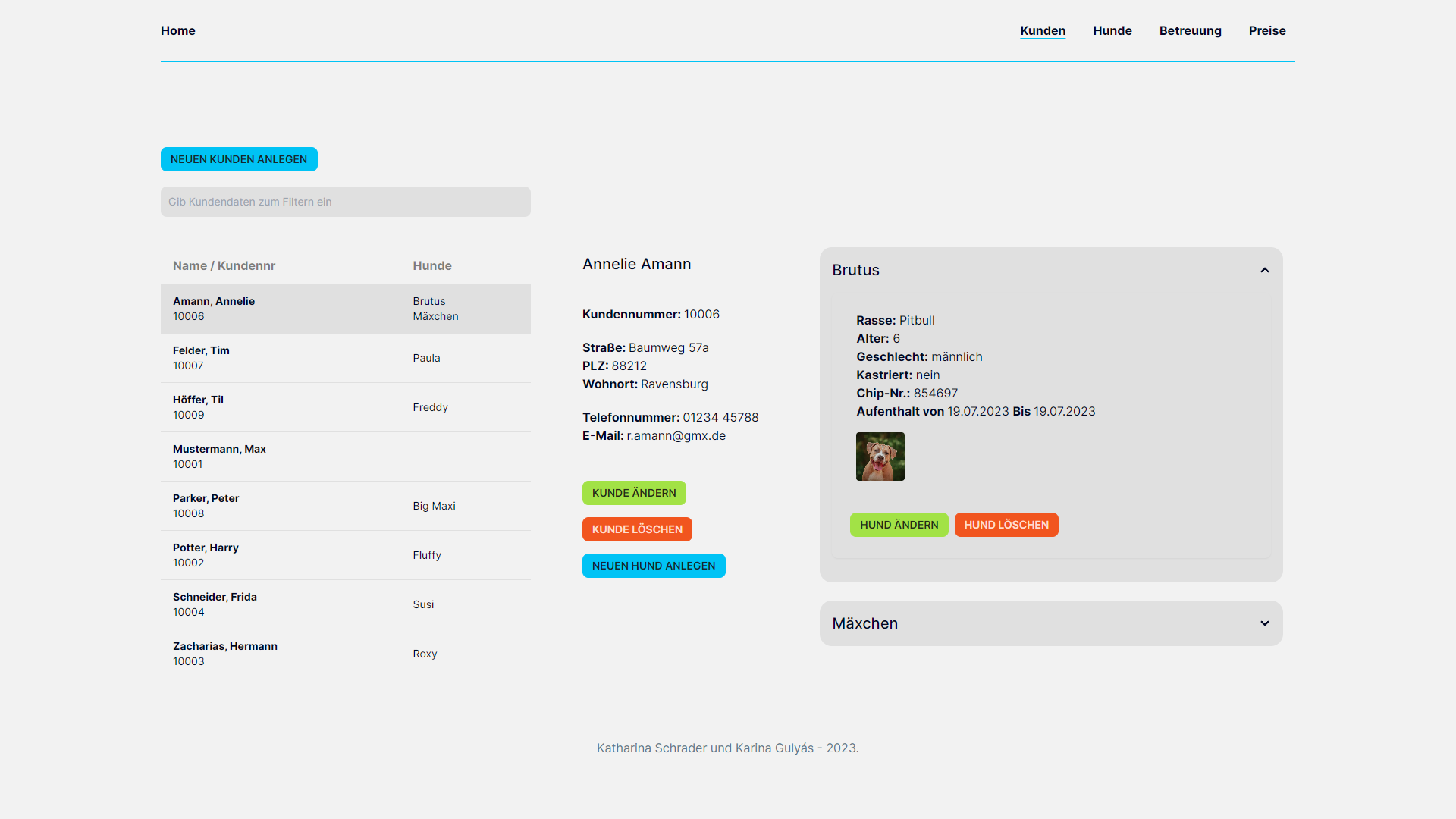 CRM für eine Hundebetreuung